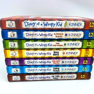 Diary Of A Wimpy Kid Hardcover Book Lot #1-7. Great Condition.